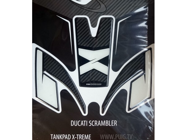 Tankpad PUIG Extreme do Ducati Scrambler (trzyczęściowy) | PUIG.pl