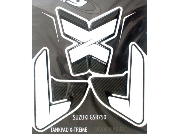 Tankpad PUIG Extreme do Suzuki GSR750 11-16 (trzyczęściowy) | PUIG.pl