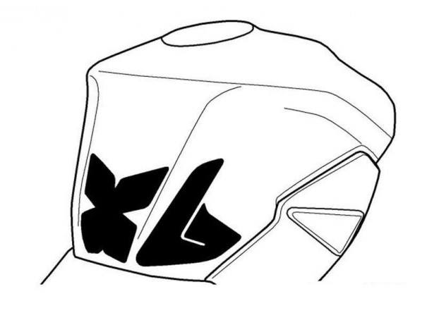 Tankpad PUIG Extreme do Suzuki GSR750 11-16 (trzyczęściowy) | PUIG.pl