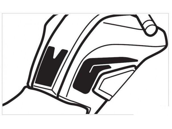 Tankpad PUIG Extreme do Yamaha MT-07 Tracer / Tracer 700 (trzyczęściowy) | PUIG.pl
