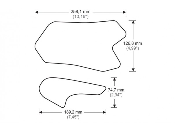 Tankpady boczne PUIG do Ducati 899/959/1199/1299 Panigale | PUIG.pl