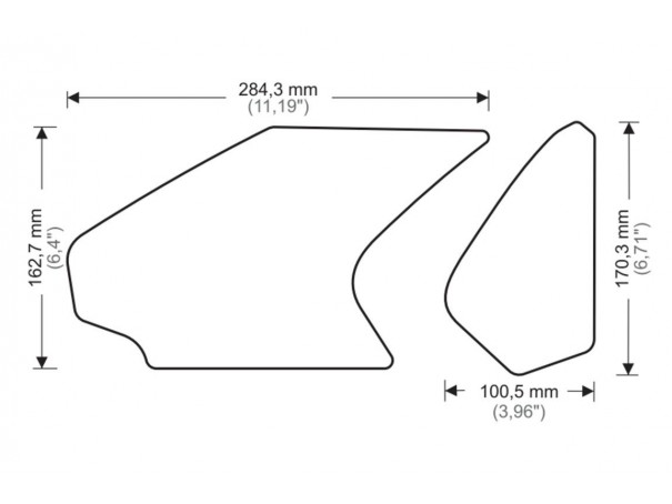 Tankpady boczne PUIG do Honda CBR1000RR 12-16 | PUIG.pl