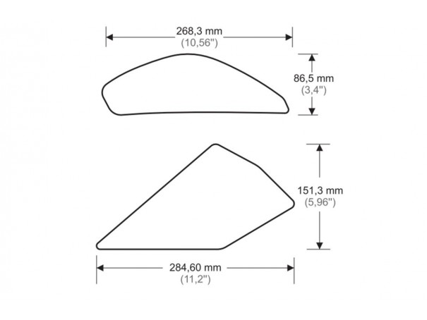 Tankpady boczne PUIG do Kawasaki ZX10R 12-23 | PUIG.pl
