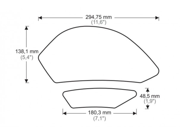 Tankpady boczne PUIG do Kawasaki ZX6R 09-16 / Ninja 650 17-21 | PUIG.pl