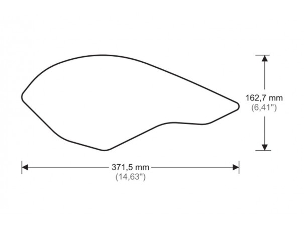 Tankpady boczne PUIG do Triumph Daytona 675 / Street Triple 13-18 | PUIG.pl