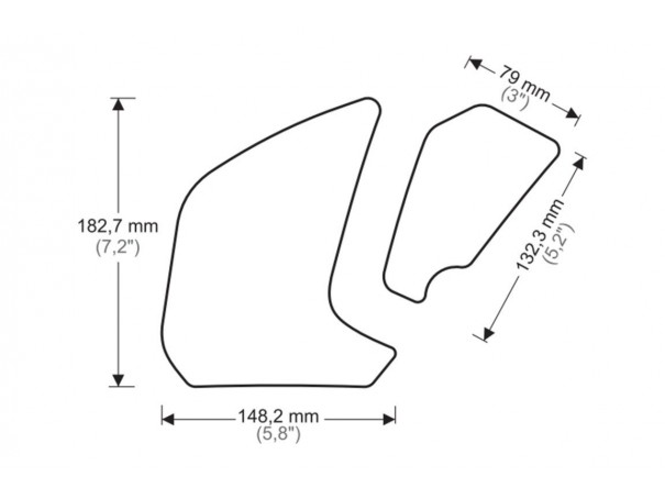 Tankpady boczne PUIG do Yamaha MT-07 18-20 | PUIG.pl