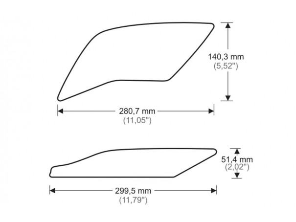 Tankpady boczne PUIG do Yamaha R1 15-19 | PUIG.pl