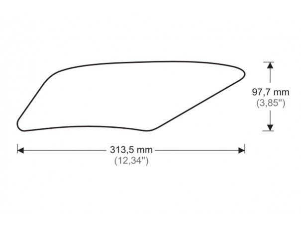 Tankpady boczne PUIG do Yamaha R6 17-20 | PUIG.pl