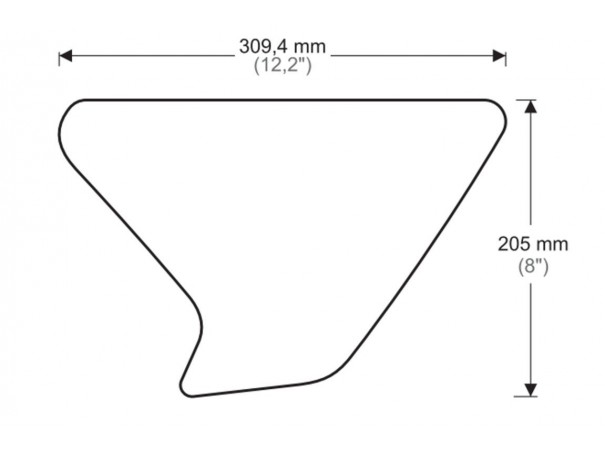 Tankpady boczne PUIG do Yamaha XTZ1200 Super Tenere 12-22 | PUIG.pl