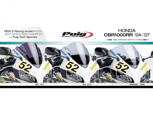 Szyba sportowa PUIG do Honda CBR1000RR 04-07 | PUIG.pl