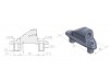 Adapter lusterek PUIG Hi-Tech do owiewek (9572N, lewy) | PUIG.pl