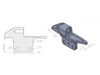 Adapter lusterek PUIG...