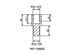 Adapter lusterek PUIG Hi-Tech do owiewek (9585N, lewy)