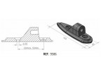 Adapter lusterek PUIG Hi-Tech do owiewek (9586N, lewy lub prawy)