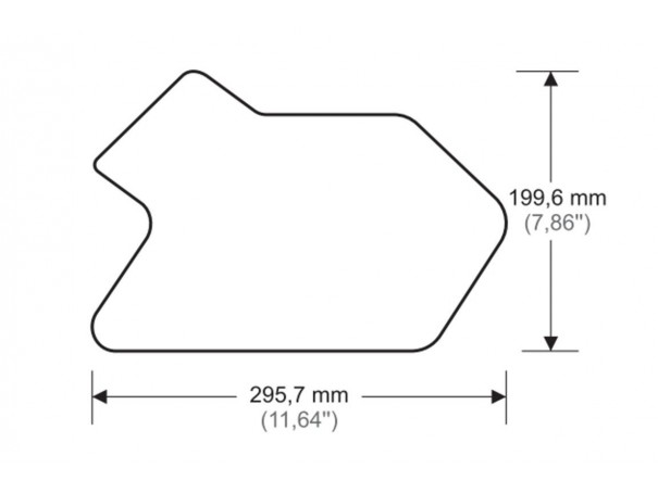 Tankpady boczne PUIG do BMW R1200GS Adv. 14-23 | PUIG.pl