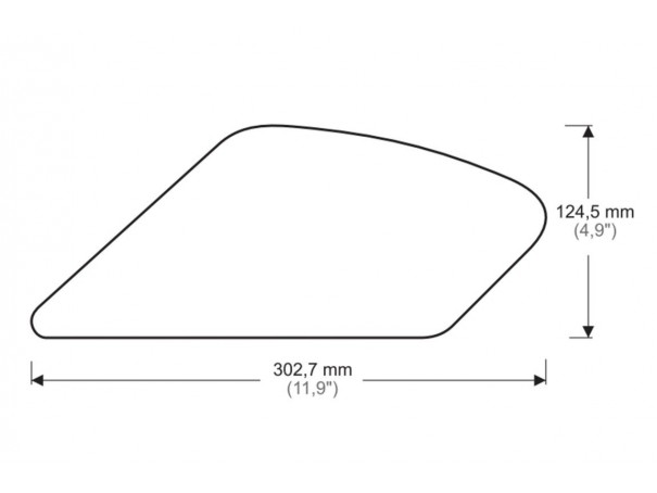 Tankpady boczne PUIG do Ducati Monster 821 / 1200 14-22 | PUIG.pl