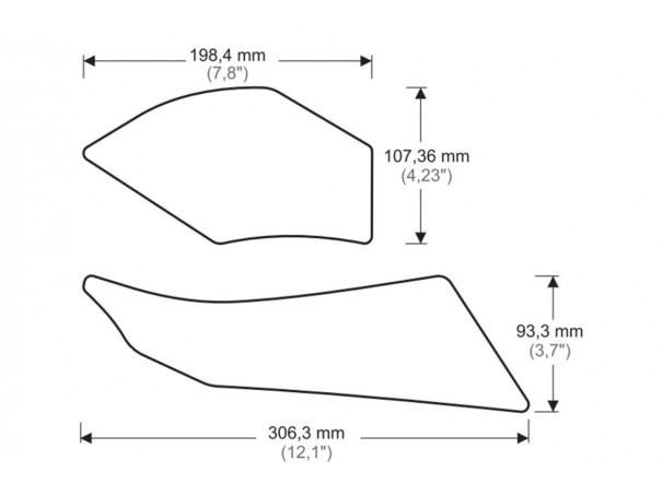 Tankpady boczne PUIG do Ducati Multistrada 1200 / 1260 15-21 | PUIG.pl