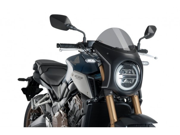 Owiewka PUIG Retrofairing do Honda CB650R 19-23 / CB1000R 18-20 (czarna) | PUIG.pl