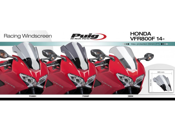Szyba sportowa PUIG do Honda VFR800F 14-20 | PUIG.pl