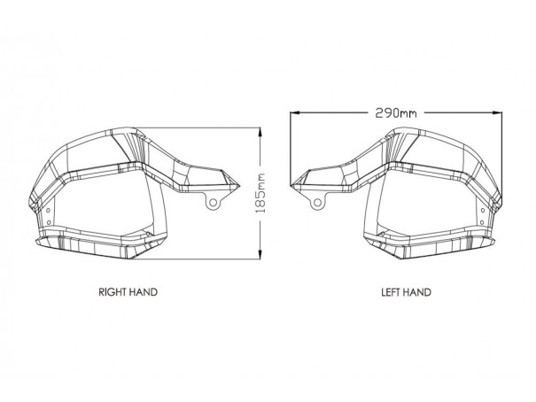Poszerzenie handbarów PUIG do Honda CRF1000L Africa Twin 15-19 | PUIG.pl