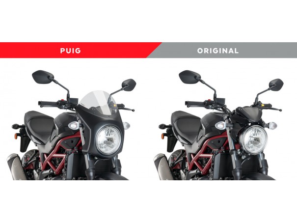 Owiewka PUIG Retrofairing do Suzuki SV650 16-26 (czarna) | PUIG.pl