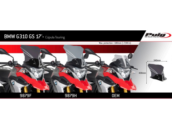 Szyba turystyczna PUIG do BMW G310GS 17-26 | PUIG.pl