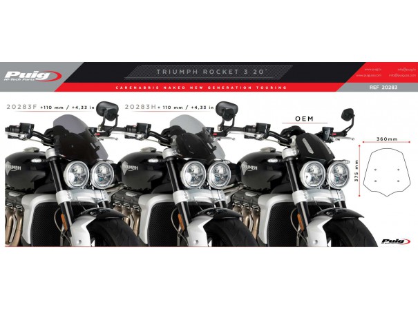 Owiewka PUIG do Triumph Rocket 3 20-24 | PUIG.pl