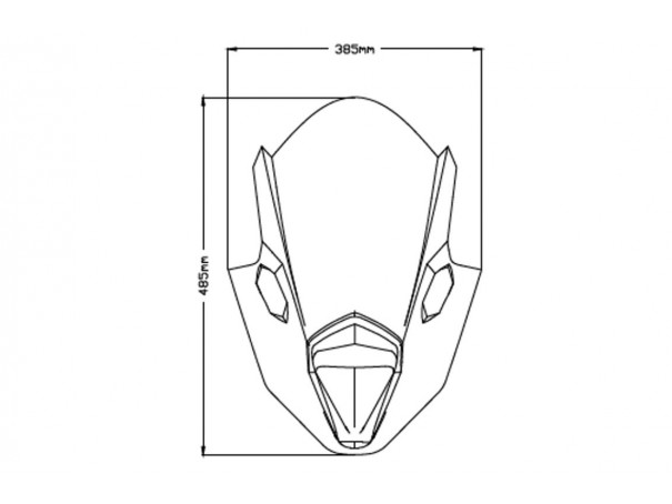 Szyba sportowa PUIG do Kawasaki Ninja 650 20-26 | PUIG.pl