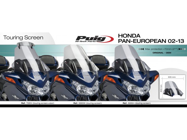 Szyba turystyczna PUIG do Honda Pan-European 02-16 | PUIG.pl