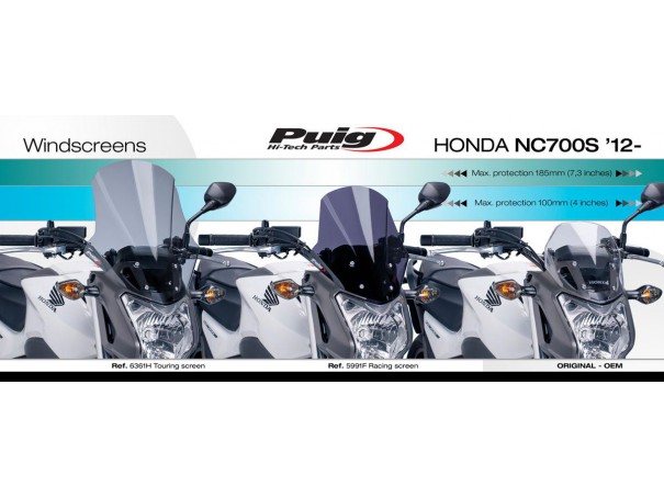 Szyba turystyczna PUIG do Honda NC700S / NC750S 12-20 | PUIG.pl