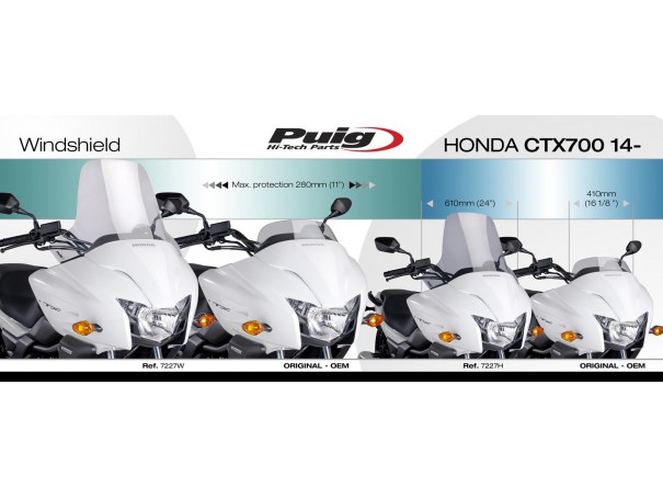 Szyba turystyczna PUIG do Honda CTX700 14-18 | PUIG.pl