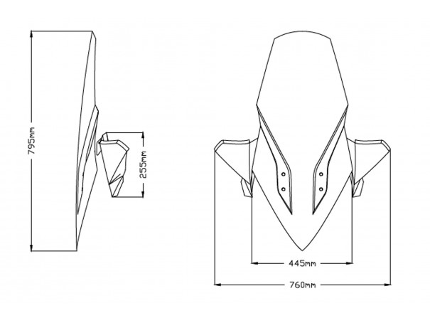 Szyba PUIG V-Tech do Kymco Xciting S 400 19-25 | PUIG.pl