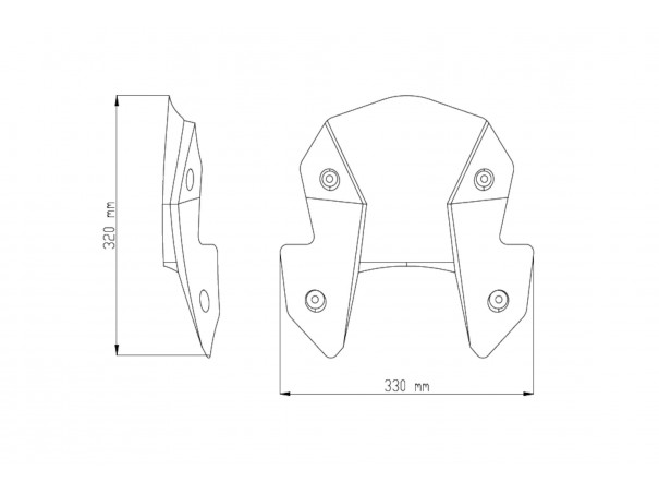 Szyba sportowa PUIG do KTM 1050 / 1090 / 1190 Adv. 13-18 | PUIG.pl