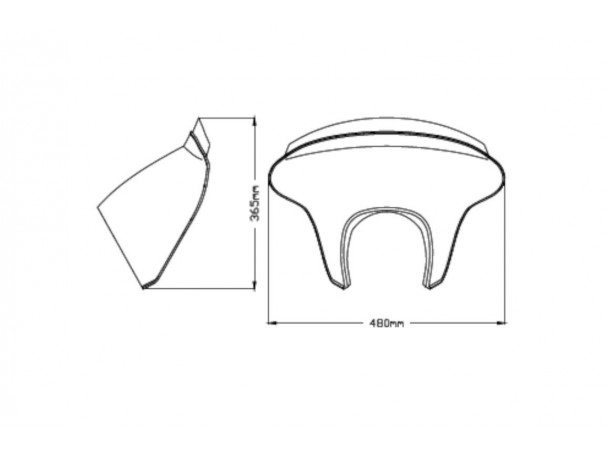 Owiewka PUIG Batwing SML do Indian Scout 15-25 (Sport) | PUIG.pl