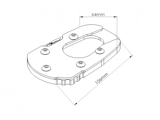 Poszerzenie stopki bocznej PUIG do Suzuki GSX-S950 / GSX-S1000 / DL1050 | PUIG.pl