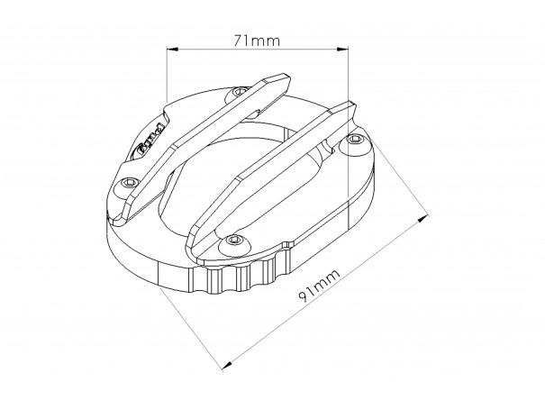 Poszerzenie stopki bocznej PUIG do Triumph Tiger 900 GT / GT PRO 20-25 | PUIG.pl