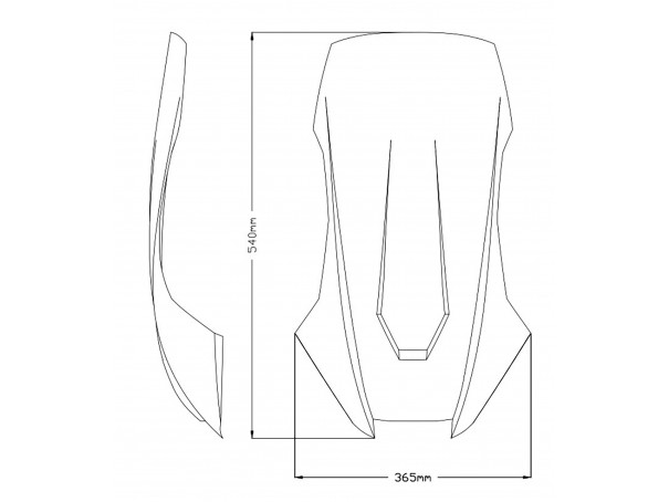 Szyba sportowa PUIG do Honda X-Adv 21-26 | PUIG.pl