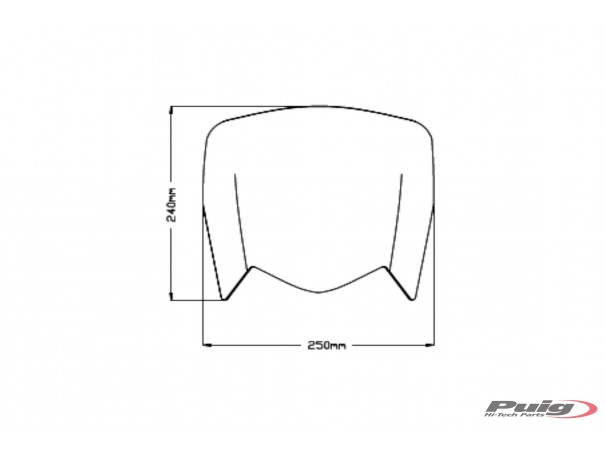 Szyba sportowa PUIG do Yamaha Tenere 700 19-26 | PUIG.pl