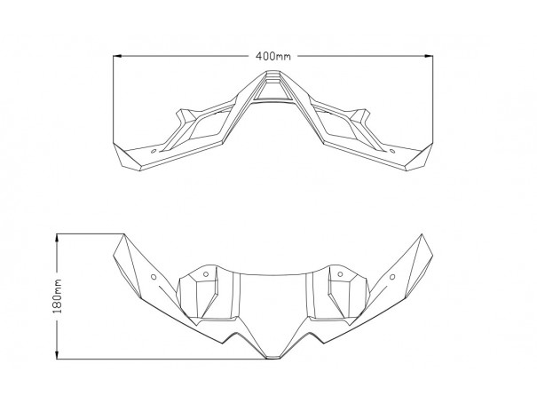 Przedni spoiler do Kawasaki Z900 20-23 | PUIG.pl