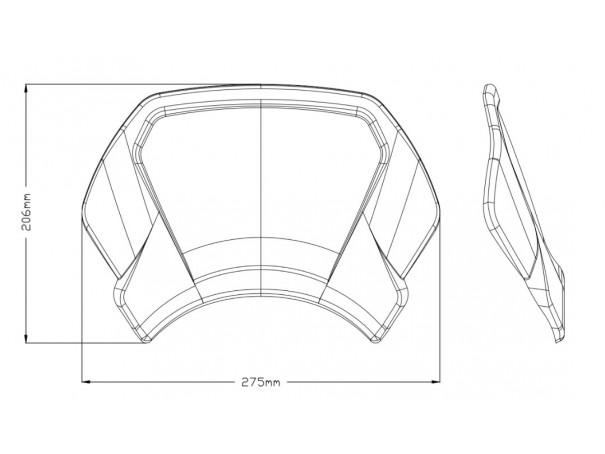 Owiewka PUIG Retroplate do Honda CMX1100 Rebel 21-26 (aluminiowa) | PUIG.pl