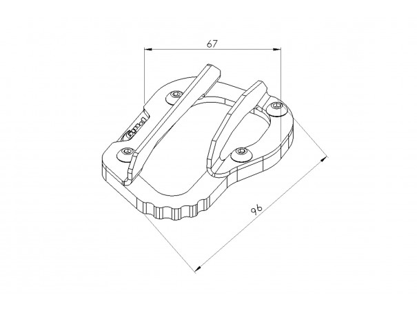 Poszerzenie stopki bocznej PUIG do Triumph Tiger 1200 21 | PUIG.pl