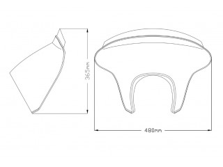 Owiewka PUIG Batwing SML do... 2