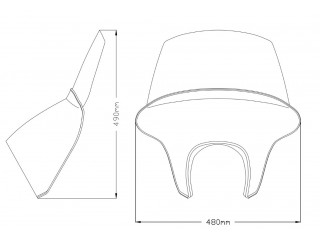 Owiewka PUIG Batwing SML do... 2