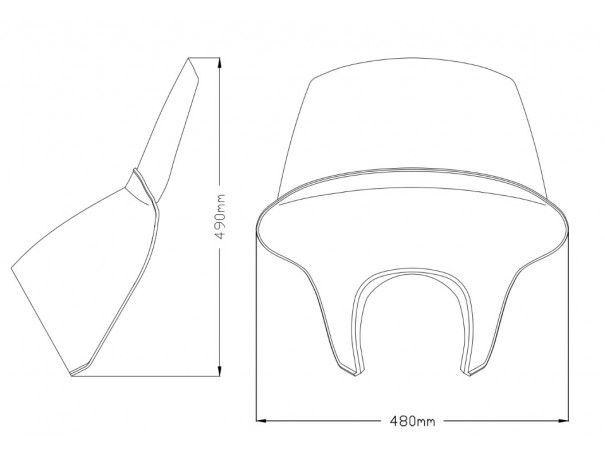 Owiewka PUIG Batwing SML do Honda CMX500 Rebel 20-24 (Touring) | PUIG.pl