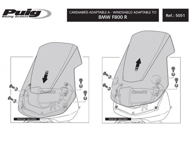 Owiewka PUIG do BMW F800R 09-14 | PUIG.pl