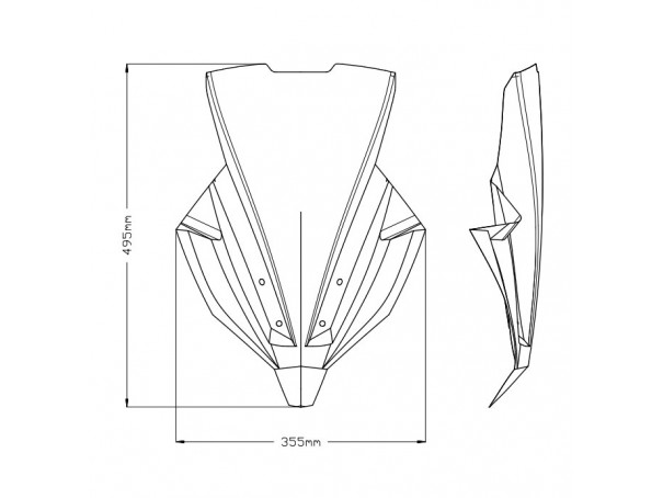 Owiewka PUIG do Yamaha MT-10 22-26 (Touring) | PUIG.pl