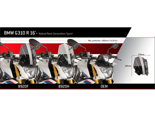 Owiewka PUIG do BMW G310R 16-26 | PUIG.pl