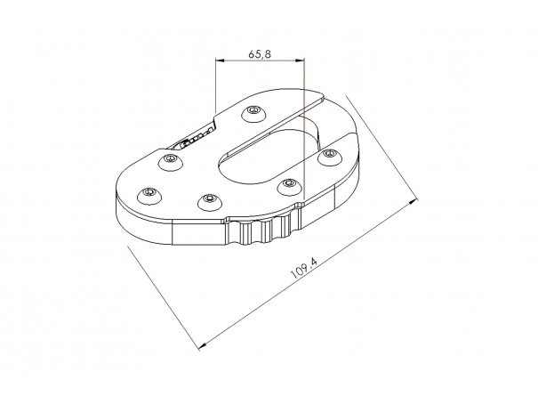 Poszerzenie stopki bocznej PUIG do Suzuki DL650 04-26 | PUIG.pl