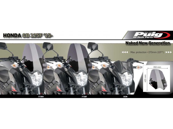 Owiewka PUIG do Honda CB125F 15-26 | PUIG.pl