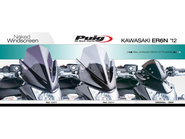 Owiewka PUIG do Kawasaki ER6N 12-16 | PUIG.pl